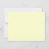 Dank u voor uw komst, rood hart bedankkaart (Achterkant)