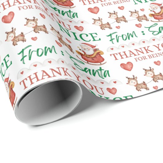 Dank u voor uw mooie kerstpapier cadeaupapier (Rol Hoek)