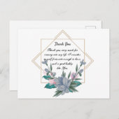 Dank u voor uw ontwerp briefkaart (Voorkant / Achterkant)