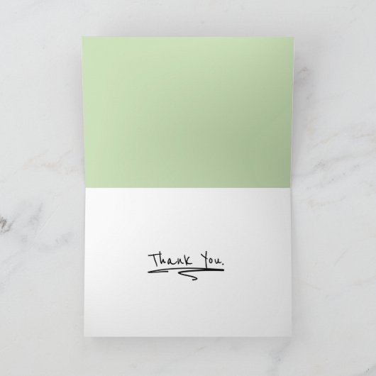 Dank u voor uw ontwerp kaart (Binnen)