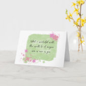 Dank u voor uw ontwerp kaart (Gele Bloem)