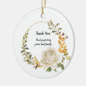 Dank u voor uw ontwerp keramisch ornament (Links)