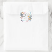 Dank u voor uw ontwerp ronde sticker (Tas)