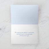 Dank u voor Uw Steun Bedankkaart (Binnen)