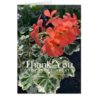 Dank u voor uw steun Dank u Kaart