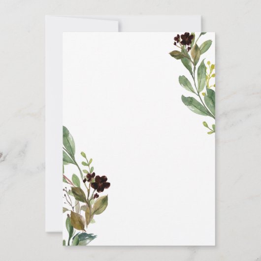 Dank u voor uw sympathie. bedankkaart (Achterkant)