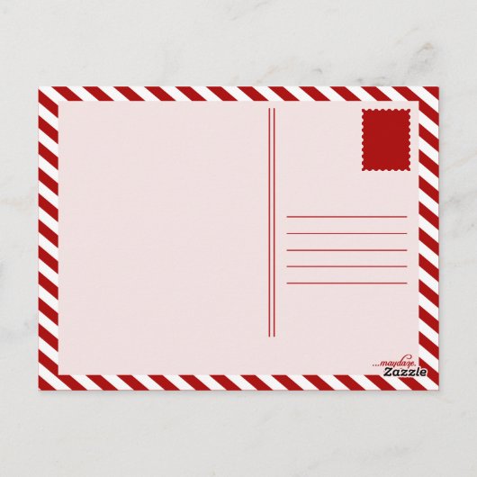 dank u voor uw toewijding briefkaart (Achterkant)