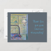 Dank u voor uw Verfijnde Sjabloon van de Briefkaart (Voorkant / Achterkant)