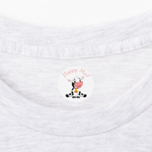 dank u voor uw verjaardag roze stickers (Aangebracht)