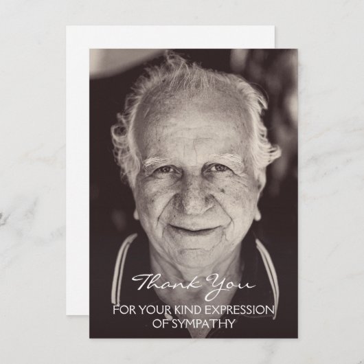 Dank u voor uw vriendelijke uiting van medeleven (Voorkant / Achterkant)
