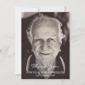 Dank u voor uw vriendelijke uiting van medeleven (Voorkant)