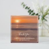 Dank u voor uw vriendelijke uiting van medeleven (Staand voorkant)