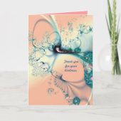 Dank U voor uw vriendelijkheid Bedankkaart (Voorkant)