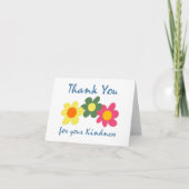 Dank u voor uw vriendelijkheid Kaart (Voorkant)