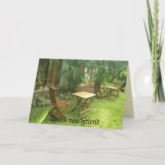 DANK U VRIEND BEDANKKAART