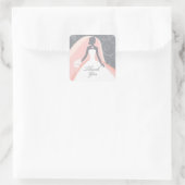 Dank u Vrijgezellenfeest Sticker (Tas)