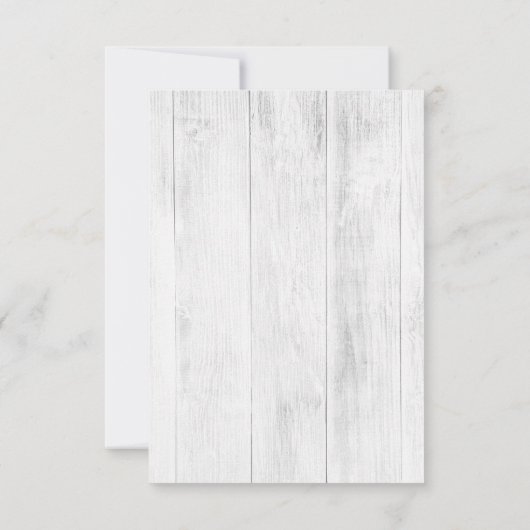 Dank u Waterverf Bloemenbruiloft 3-foto kaart (Achterkant)