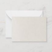 Dank u Waterverf Plant Notitiekaartje (Achterkant)