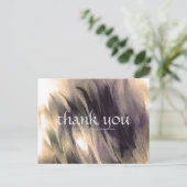 Dank u waterverf schildercanvas Vuur Briefkaart (Staand voorkant)