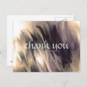 Dank u waterverf schildercanvas Vuur Briefkaart (Voorkant / Achterkant)