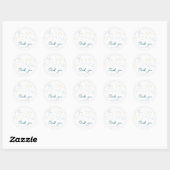 Dank u website Professionele Wetenschap Business Ronde Sticker (Vel)