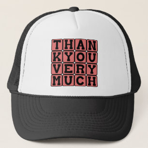 Dank U Wel, Aandachtige Uitdrukking Trucker Pet