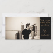 Dank u wel bedankkaart (Voorkant)