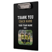 Dank u wel Coach Team Naam Foto Klembord (Links)
