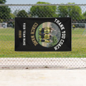 Dank u wel Coach Team Naam Foto Spandoek (Insitu)