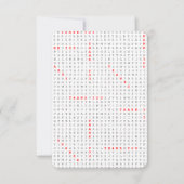 Dank u wel, dank u wel. kaart (Voorkant)