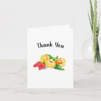 Dank u wel: Fruits of Love Bedankkaart