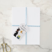 Dank u wel heks Baby shower Halloween Cadeaulabel (Met Touw)