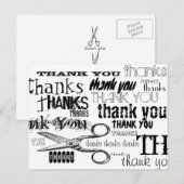 dank u wel kaarten (Voorkant / Achterkant)