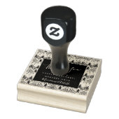 Dank u wel Macrame Business Logo Rubber Stempel (Stempel)