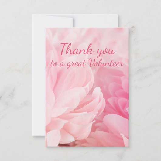 Dank u wel, mooie bloemen van de bloemenfamilie va bedankkaart (Voorkant)