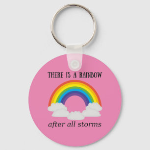 Dank u wel NHS Rainbow Blijf veilig Er is een rege Sleutelhanger