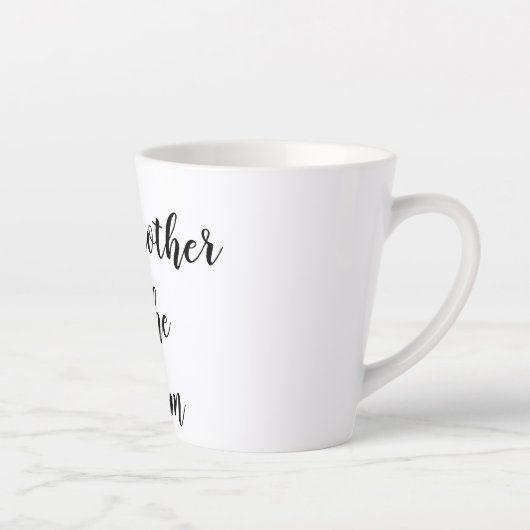 Dank u wel oma Groom of Bride Paars Latte Mok (Rechts)