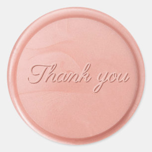 Dank u wel Roos Wax Seal Sticker