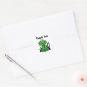 Dank u wel Snake Classic Ronde Sticker (Envelop)
