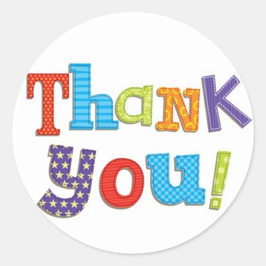 Dank u wel Stickers (Voorkant)