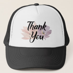 Dank u wel Trendy Floral Trucker Pet