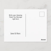 Dank u wel voor Psychedelic Holographic Briefkaart (Achterkant)