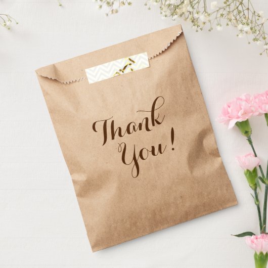 Dank u wel voor uw cadeautjes bedankzakje (Gezegeld)