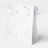 Dank u witgouden folie Confetti bruiloft Bedankdoosjes (Achterkant)