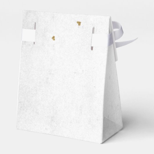 Dank u witgouden folie Confetti bruiloft Bedankdoosjes (Achterkant)