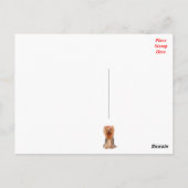 Dank u Yorkshire Terrier Puppy Dog Briefkaart (Achterkant)