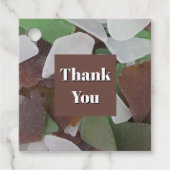 Dank U Zeeglas Foto Multifunctioneel Dankjewel Bedankjes Labels (Voorkant)