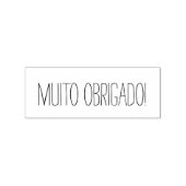 Dank u zeer rubberstempel (Afrduk)