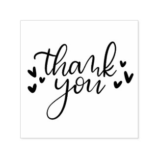 Dank u zelf-inkt stempel