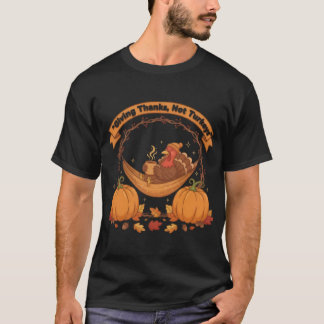 Dank U Zonder Kalkoenen – Kalkoenvrije Dankdag T-shirt